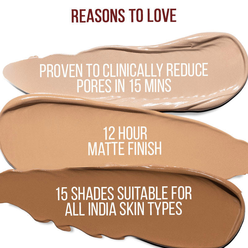 Nykaa Cosmetics Matte To Last Pore Minimizing Foundation
