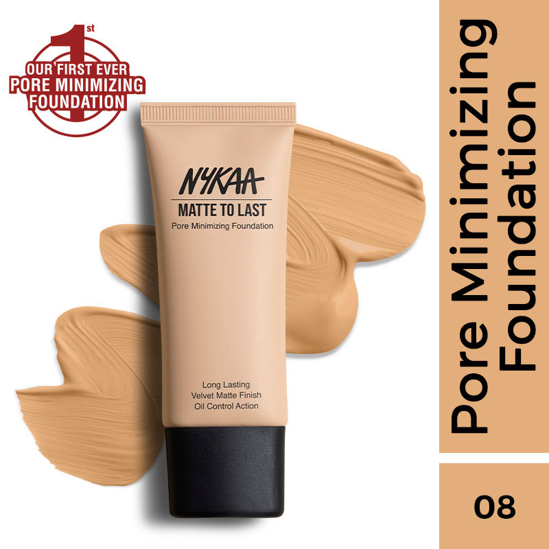 Nykaa Cosmetics Matte To Last Pore Minimizing Foundation