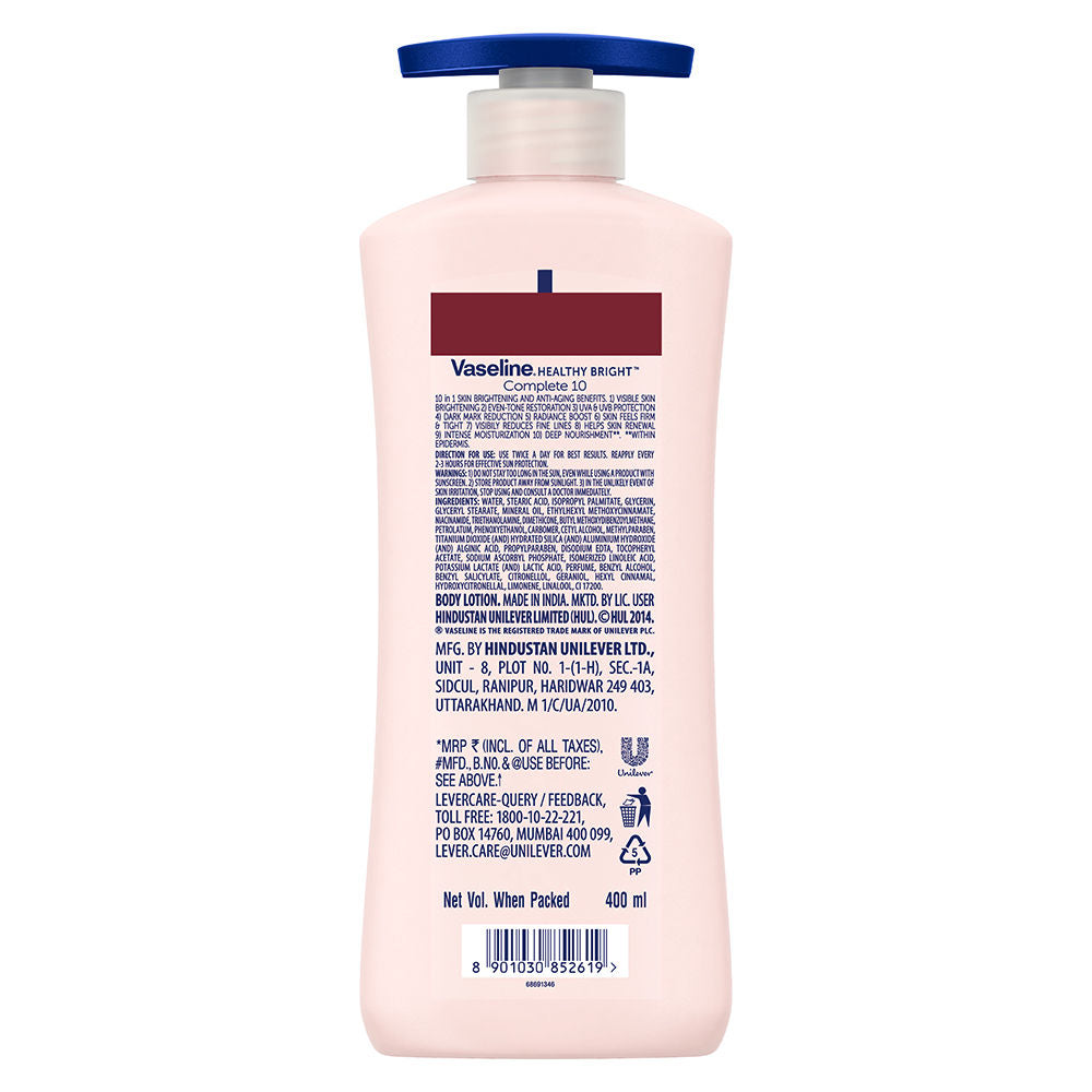Vaseline Healthy Bright Complete 10 Body Lotion