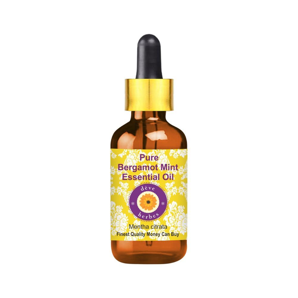 Deve Herbes Pure Bergamot Mint Essential Oil - Mentha Citrata Steam Distilled