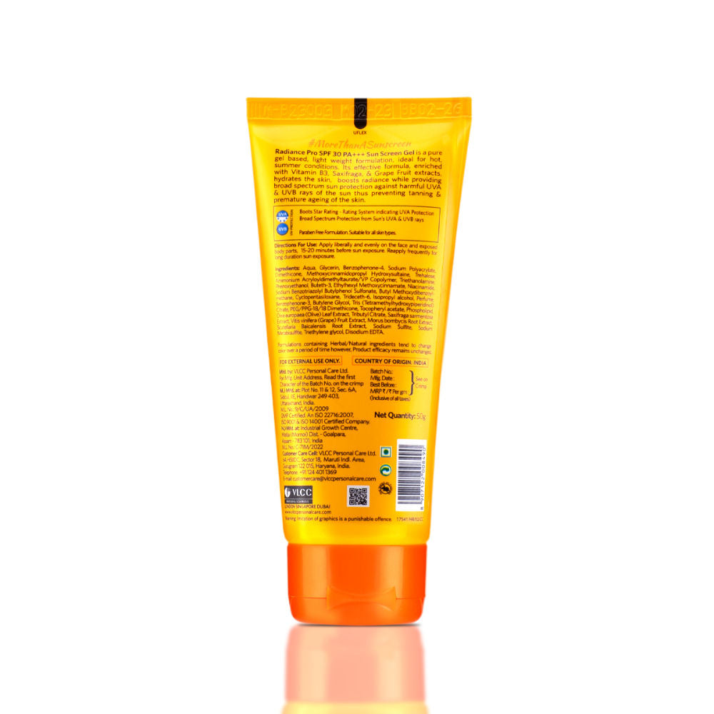 VLCC Radiance Pro SPF 30 PA+++ Sun Screen Gel
