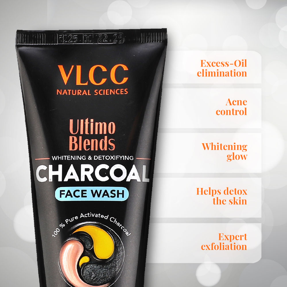 VLCC Ultimo Blends Charcoal Face Wash For Whitening & Detoxifying