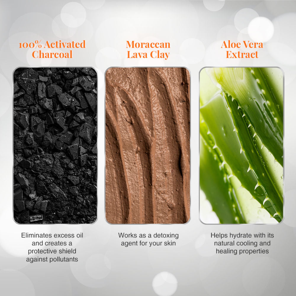 VLCC Ultimo Blends Charcoal Face Wash For Whitening & Detoxifying
