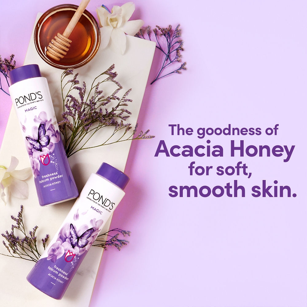 Ponds Magic Freshness Talc With Acacia Honey