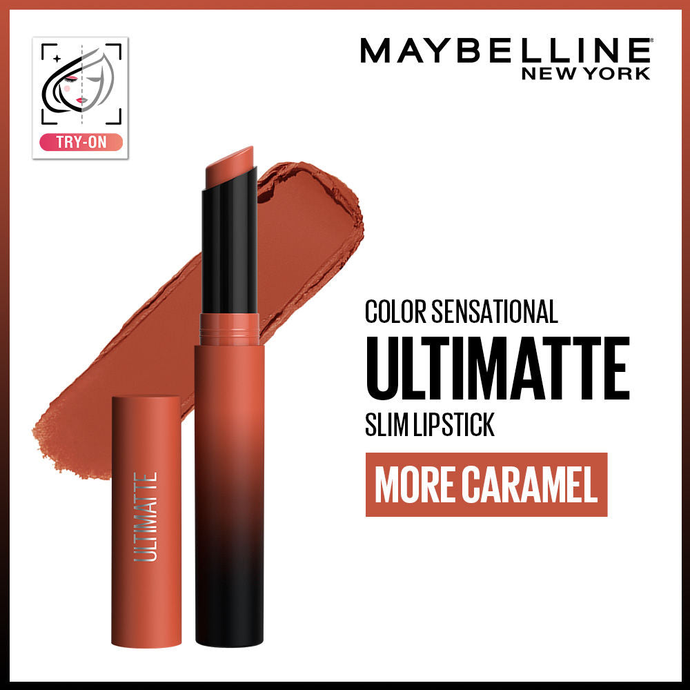 Maybelline New York Color Sensational Ultimattes Lipstick, Matte Finish - More Ruby