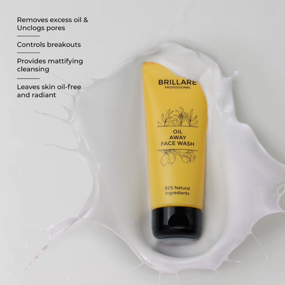 Brillare Professional Oil Away Face Wash for Oily Skin & Acne Prone Skin