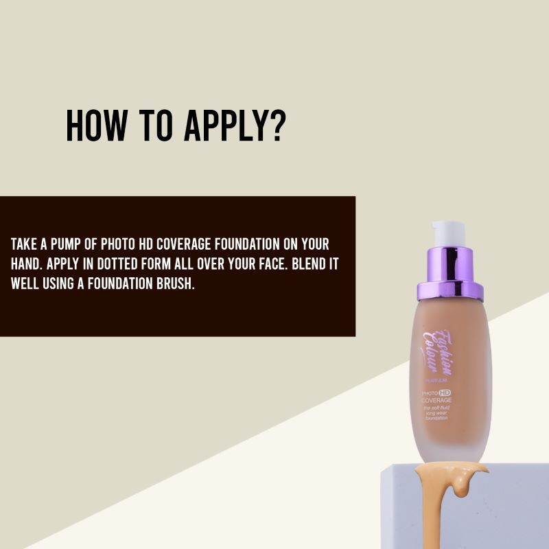 FASHION COLOUR Platinum Photo Hd Coverage Foundation