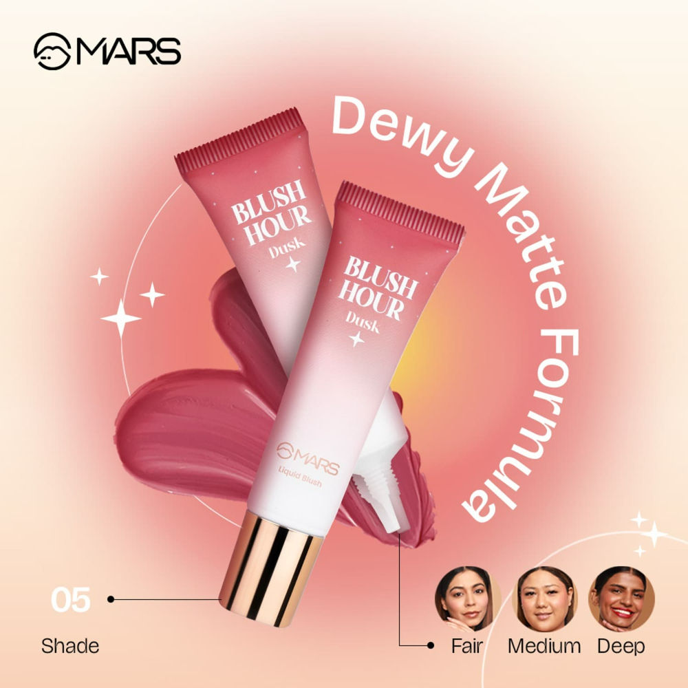 MARS Liquid Blush Hour Dewy-Matte Finish