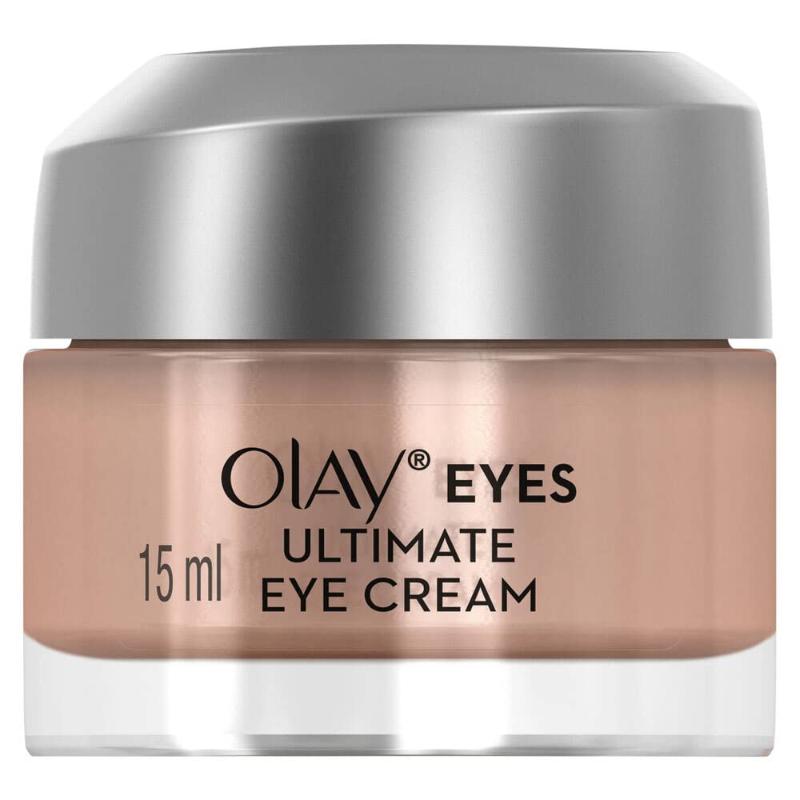 Olay Ultimate Eye Cream Reduces Dark Circles, Wrinkles & Puffiness With Niacinamide & Pentapeptides
