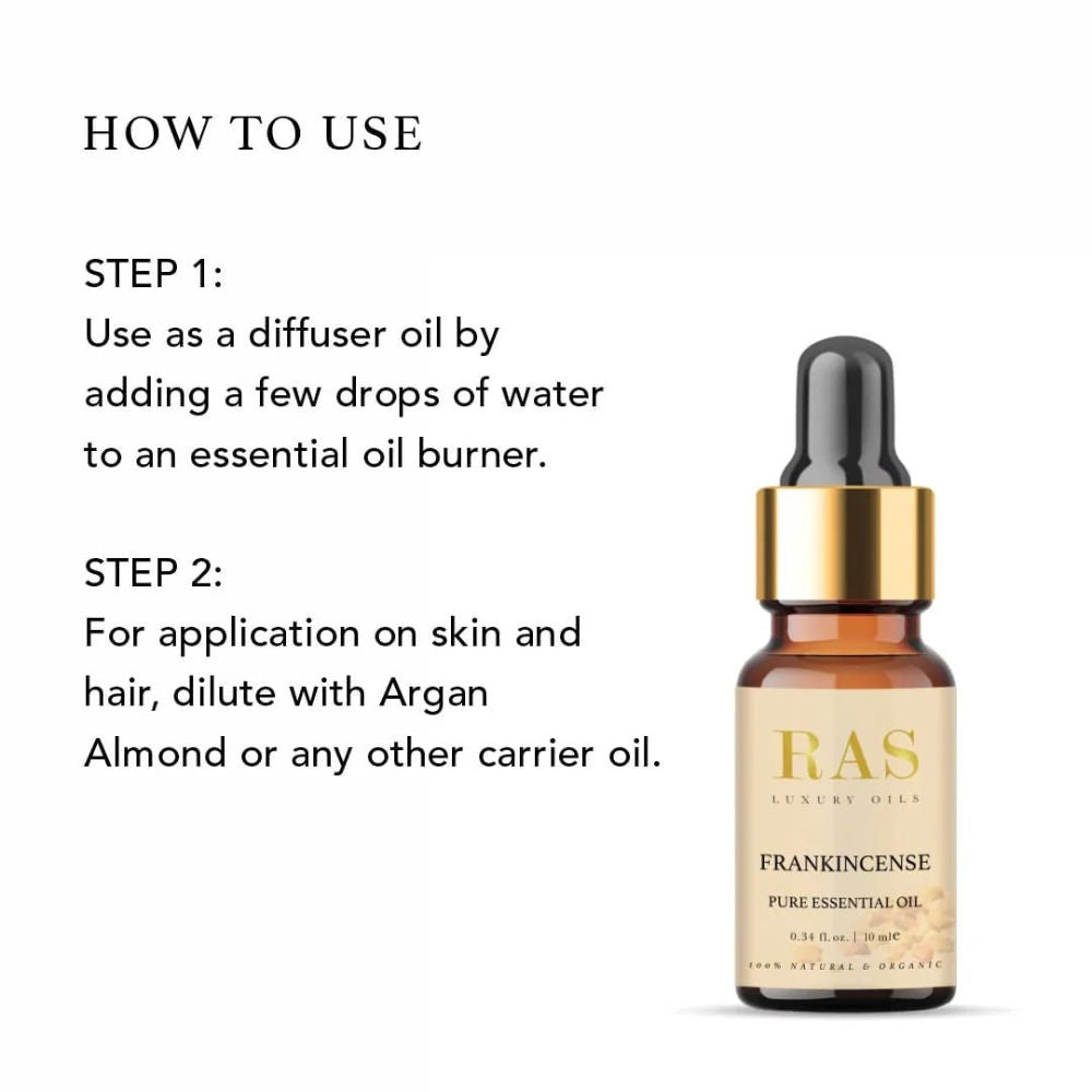 RAS Luxury Oils Pure Cold - Pressed Rosemary Oil, Stimulates Hair Growth And Improves Scalp Health