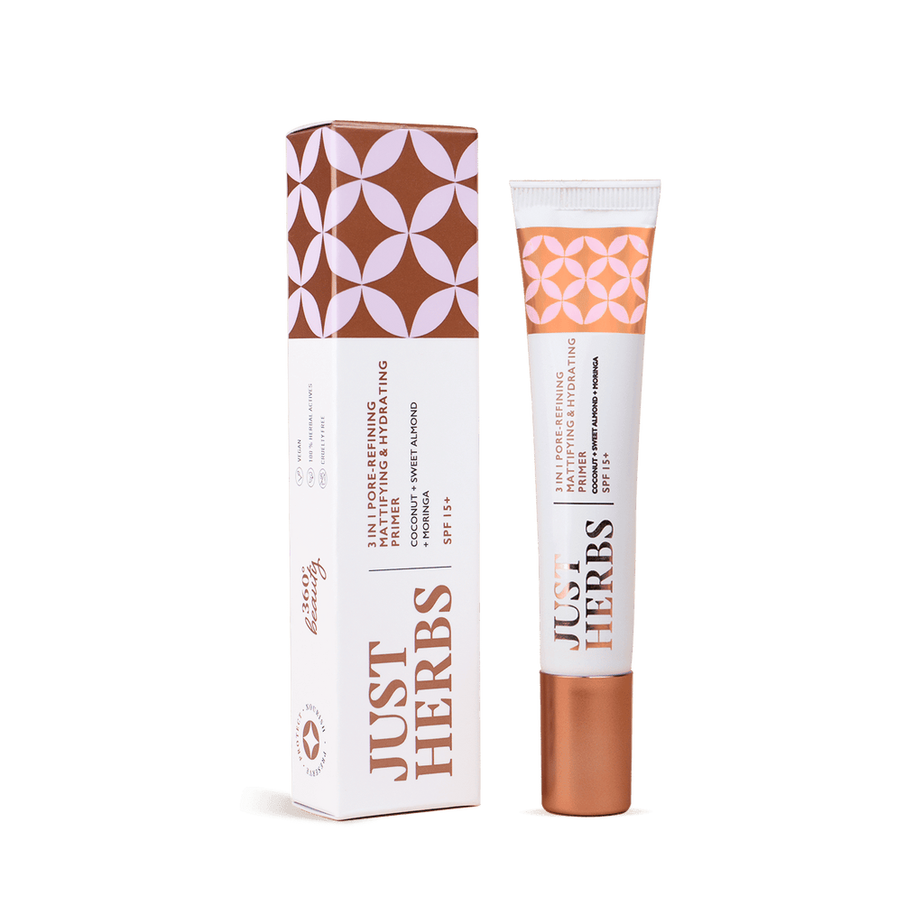 Just Herbs 3 In 1 Pore-Refining, Mattifying & Hydrating Face Primer with SPF 15+