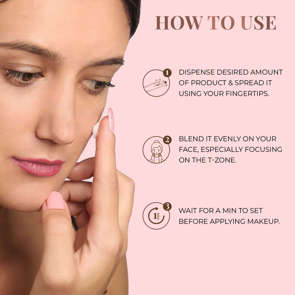 Just Herbs 3 In 1 Pore-Refining, Mattifying & Hydrating Face Primer with SPF 15+