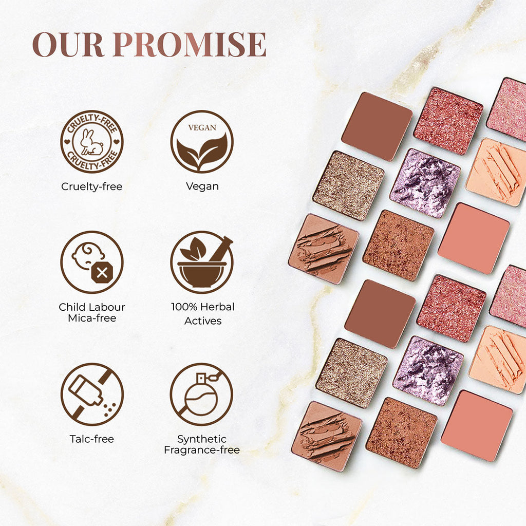 Just Herbs Enriched 9 In 1 Long Lasting Eyeshadow Palette