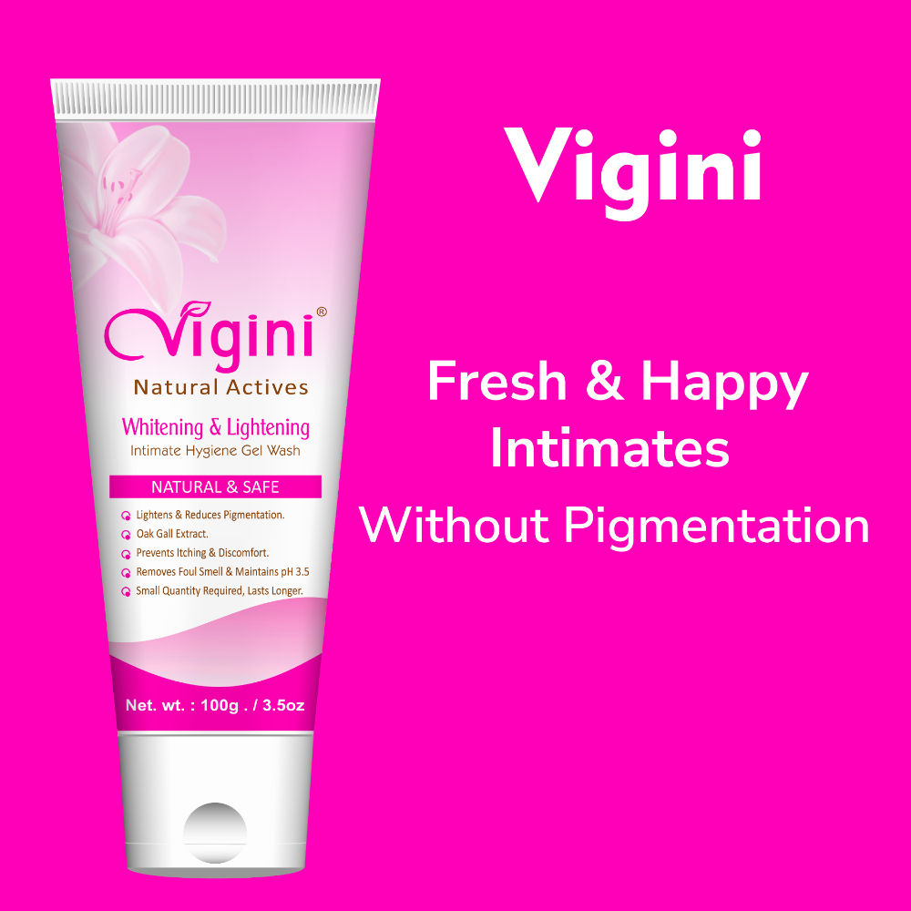 Vigini Intimate Lightening Cream Wash for Women Vagina Bikini Area Private Part Whitening Brightning