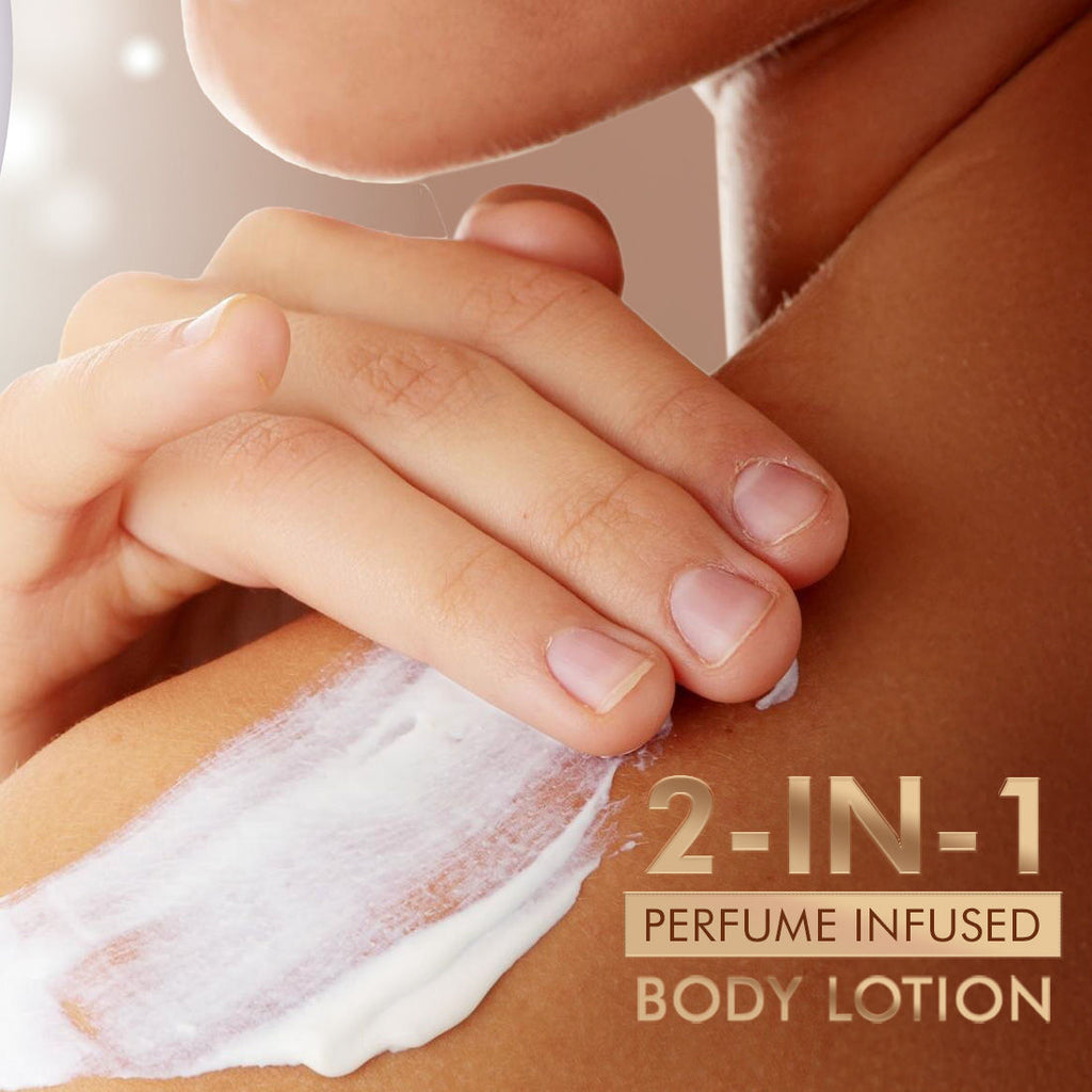 MCaffeine Summer Breeze Perfume Body Lotion With Niacinamide & Cocoa Butter Fresh Aquatic Fragrance