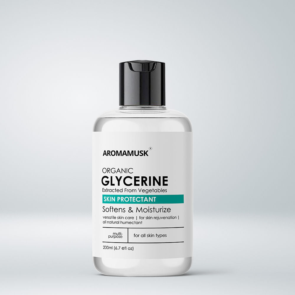AromaMusk Organic Glycerine Skin Protectant Softens & Moisturize