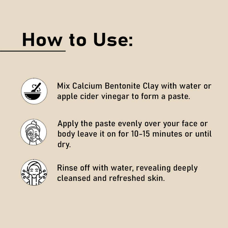 MINATURE Calcium Bentonite Clay Powder