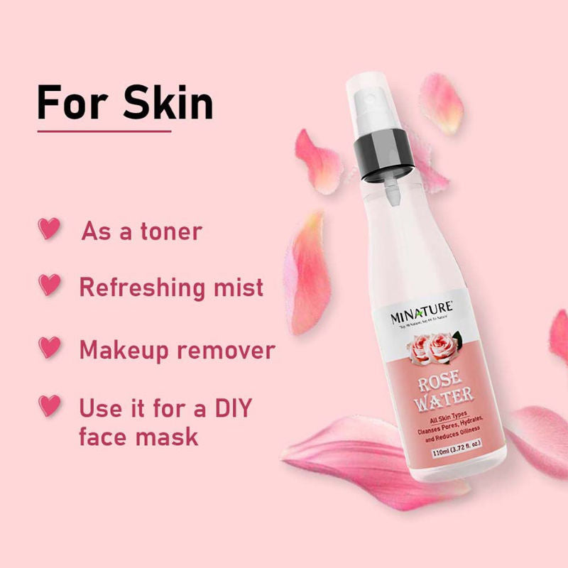 MINATURE Rose Water Facial Toner Mist