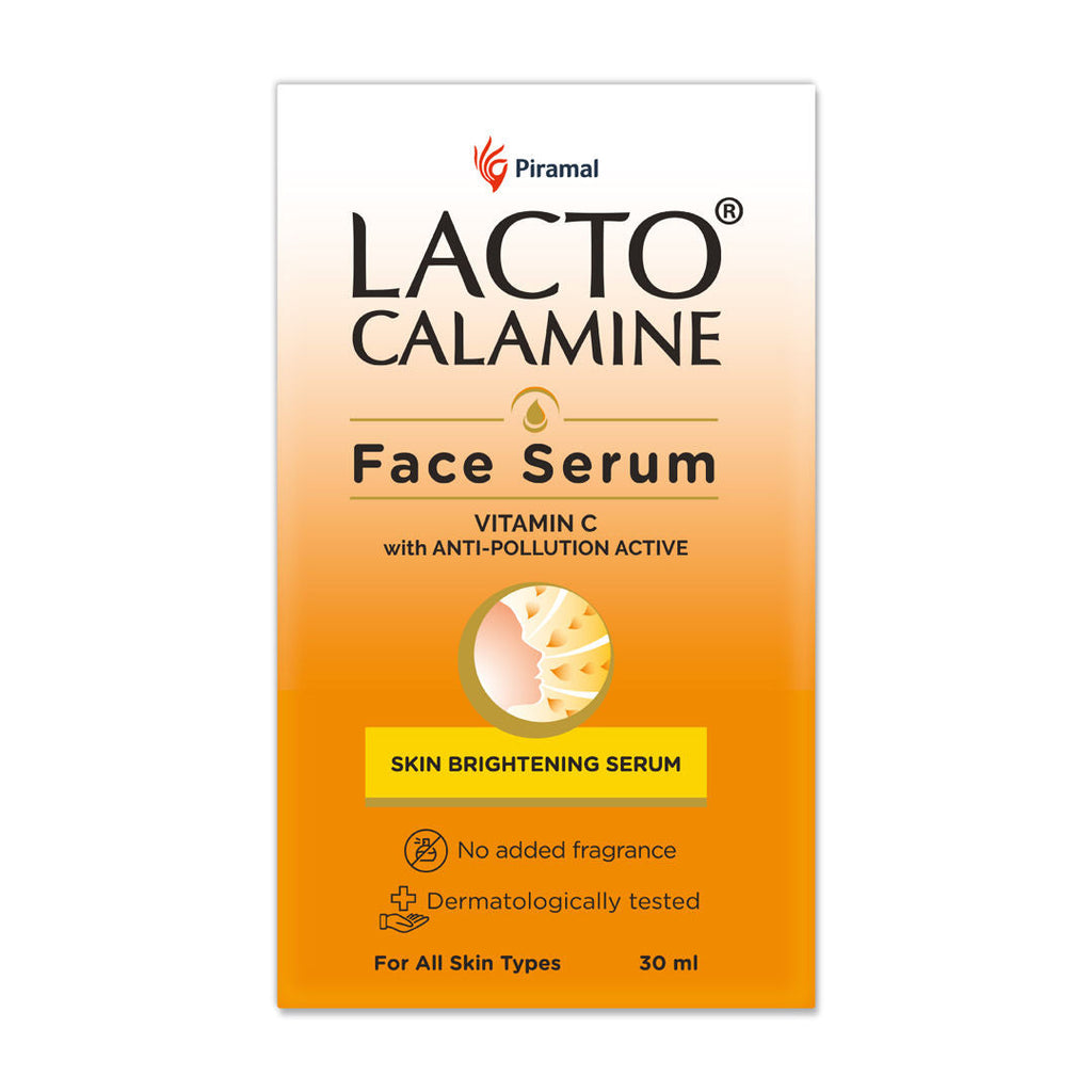 Lacto Calamine Vitamin C Face Serum with Niacinamide for Glowing Skin & Dark Spots Reduction