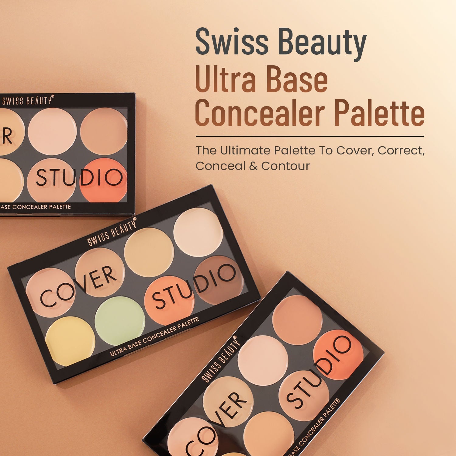 Swiss Beauty Cover Studio Ultra Base Concealer Palette