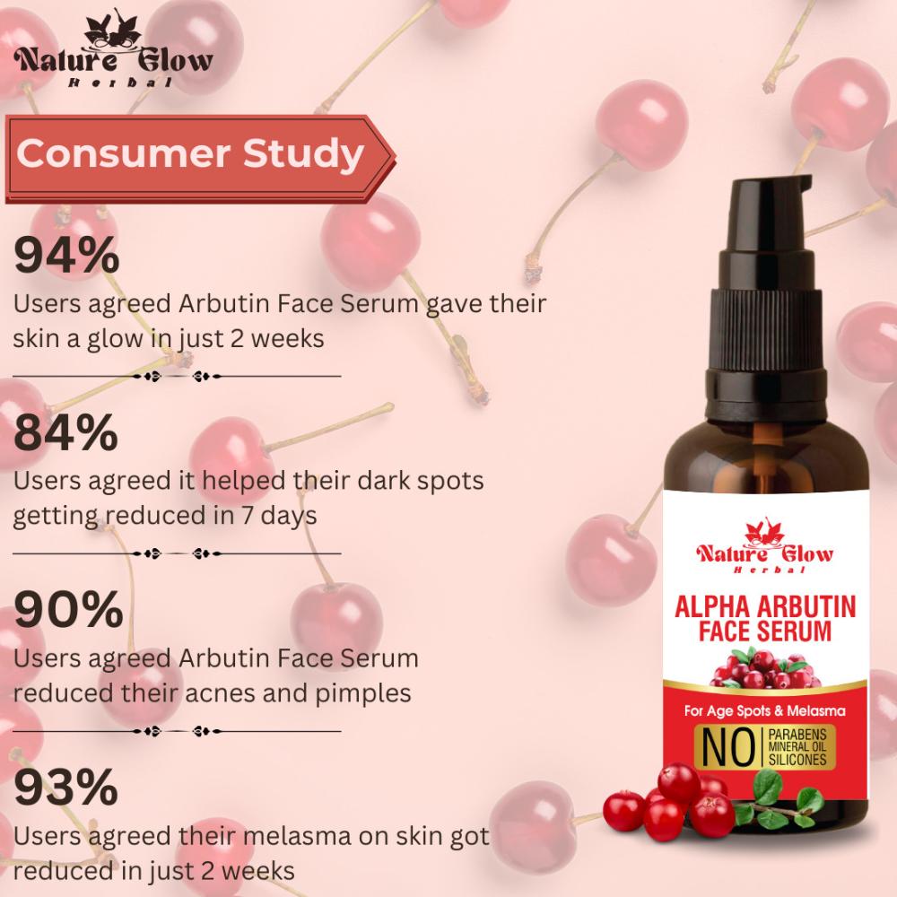 Nature Glow Herbal Alpha Arbutin Face Serum