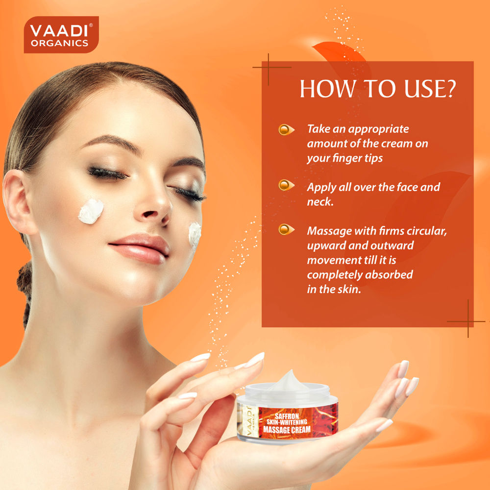 Vaadi Herbals Saffron Skin-Whitening Massage Cream