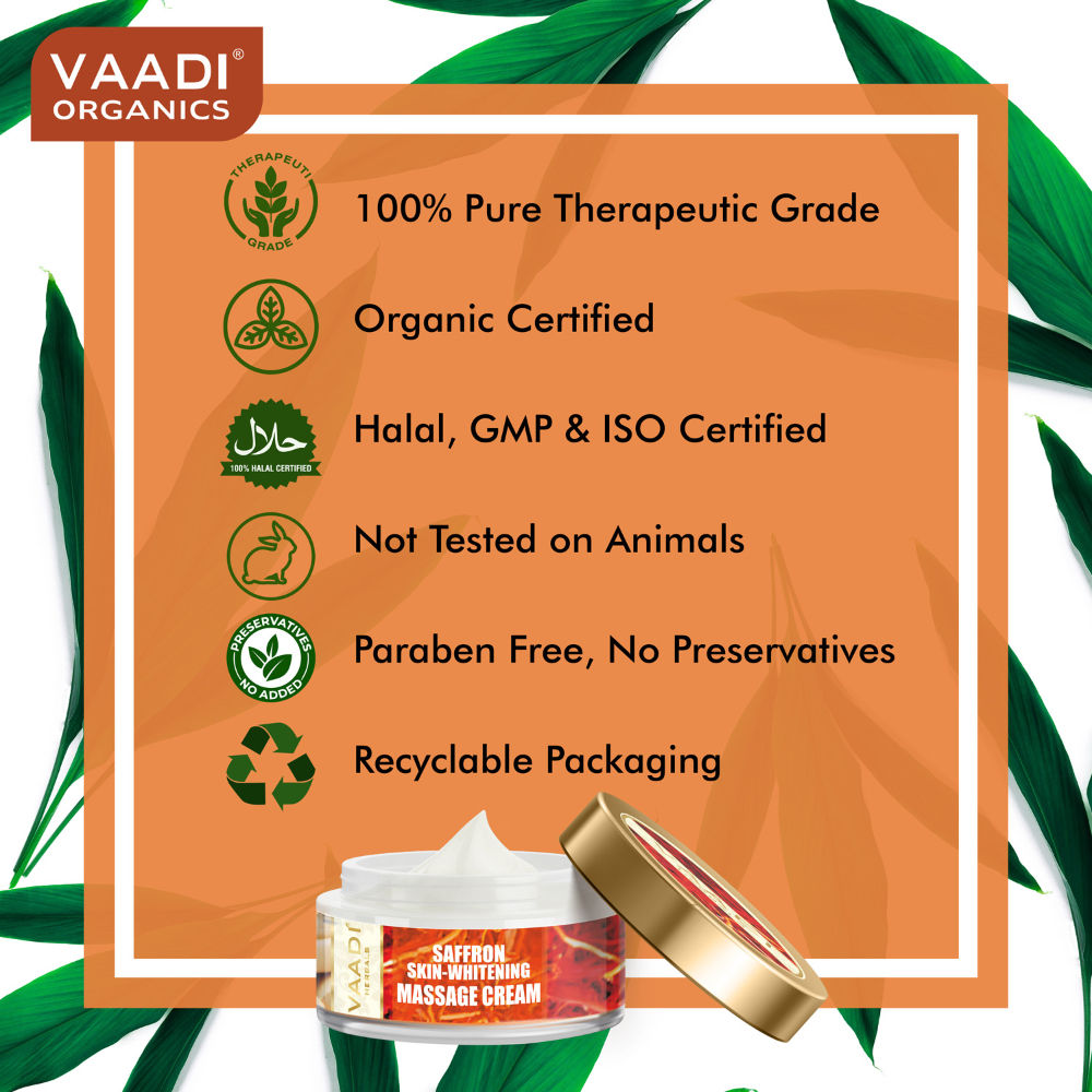 Vaadi Herbals Saffron Skin-Whitening Massage Cream