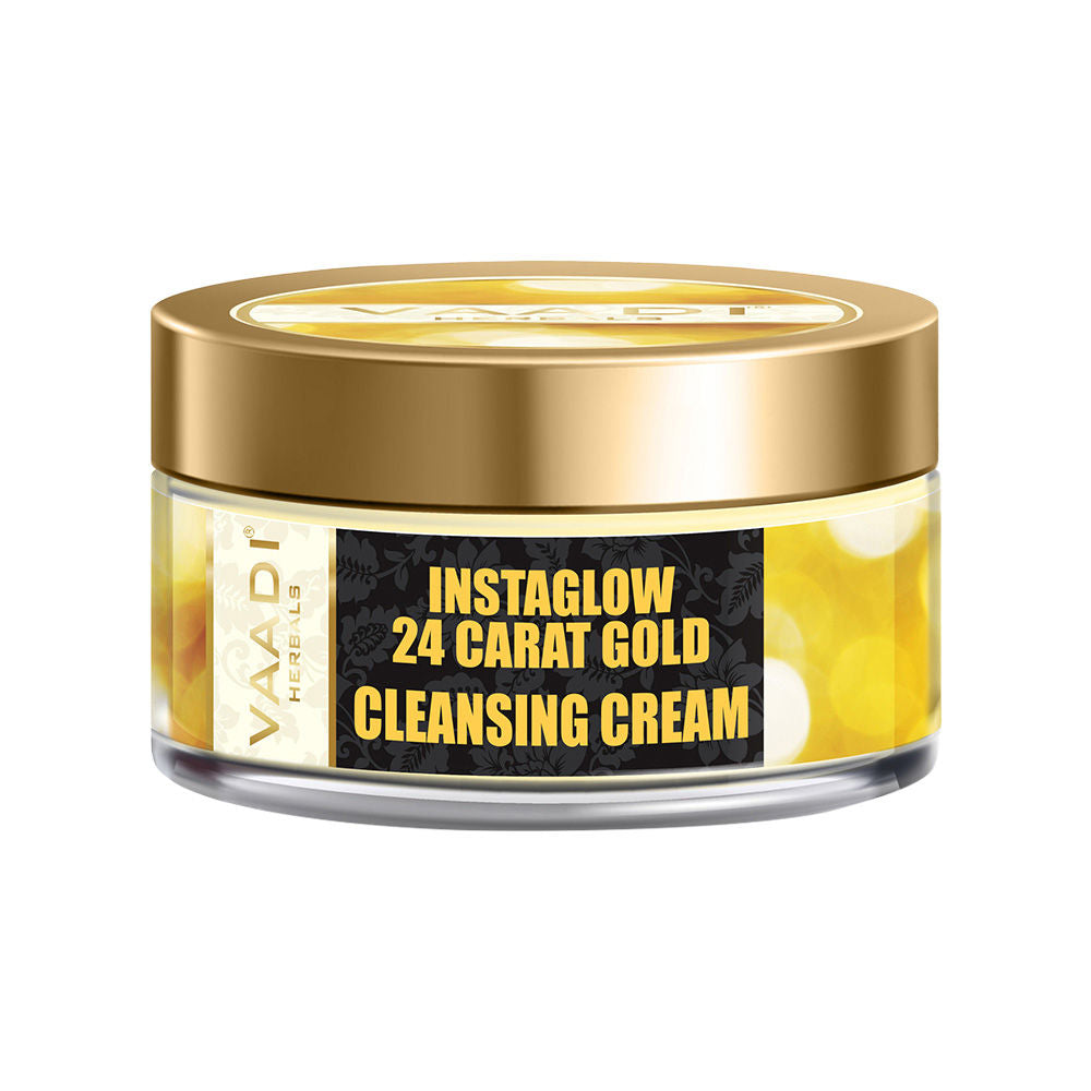 Vaadi Herbals 24 Carat Gold Cleansing Cream - Marigold Oil