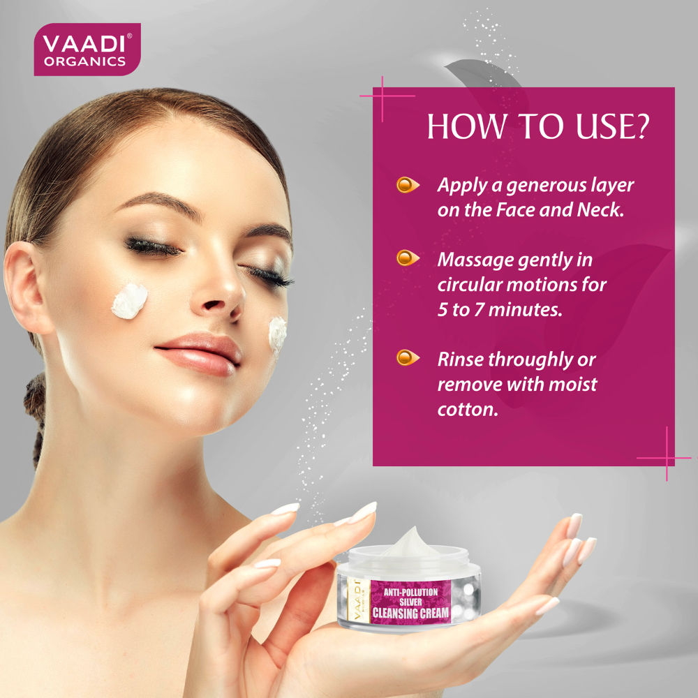 Vaadi Herbals Anti Pollution Silver Cleansing Cream