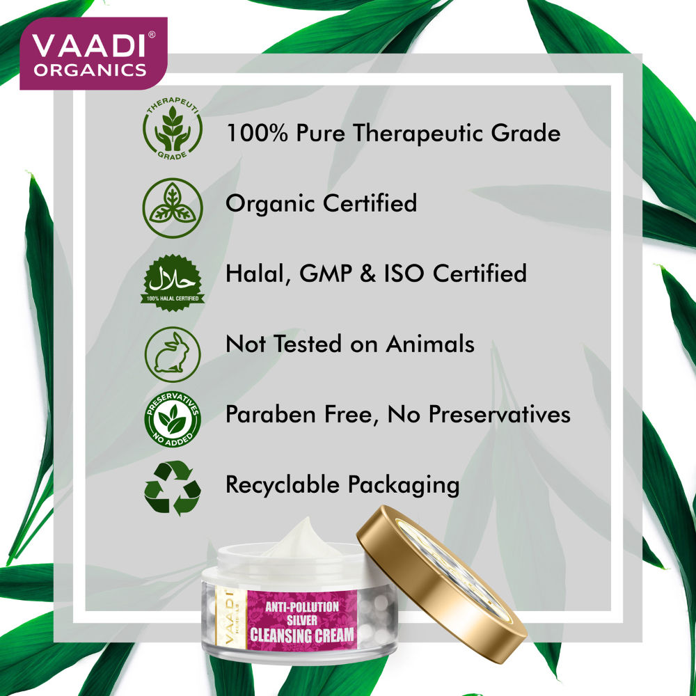 Vaadi Herbals Anti Pollution Silver Cleansing Cream