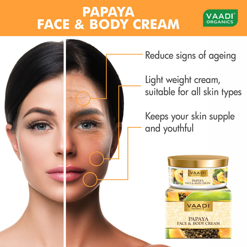 Vaadi Herbals Papaya Face & Body Cream
