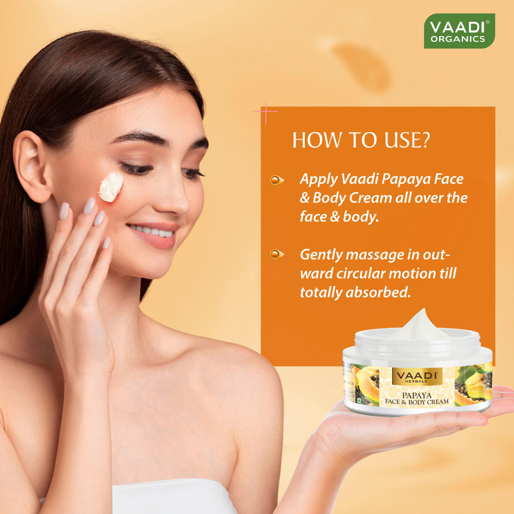 Vaadi Herbals Papaya Face & Body Cream