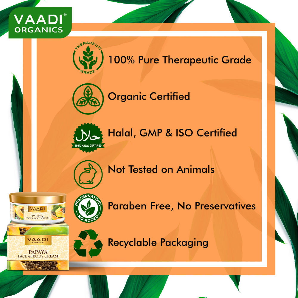 Vaadi Herbals Papaya Face & Body Cream