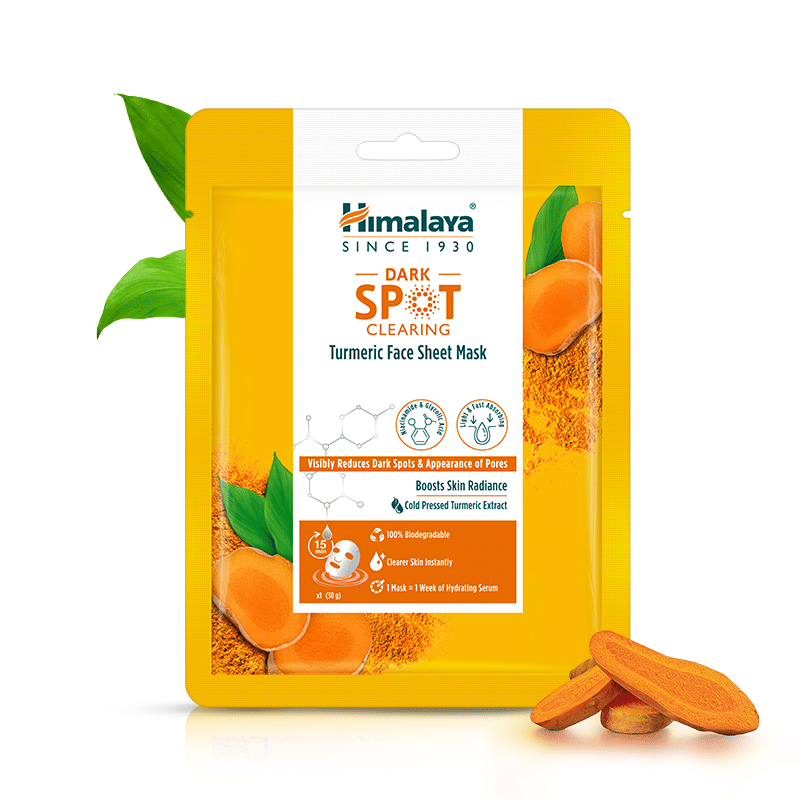 Himalaya Dark Spot Clearing Turmeric Face Sheet Mask