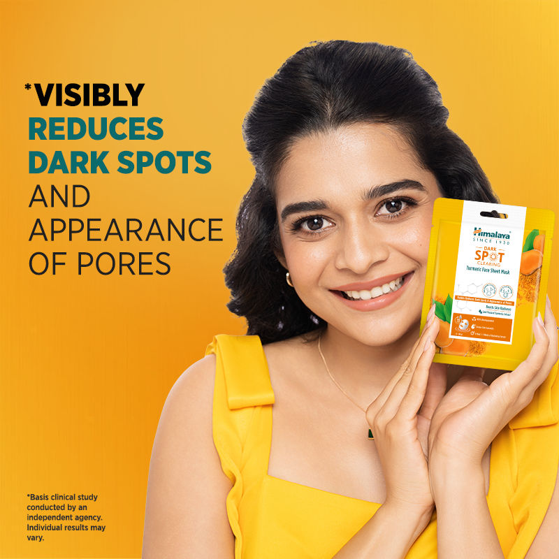 Himalaya Dark Spot Clearing Turmeric Face Sheet Mask
