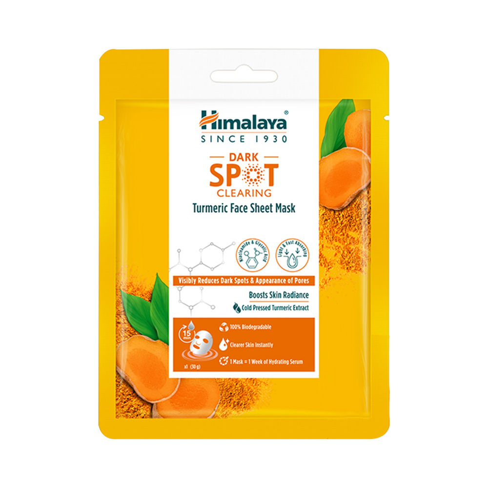 Himalaya Dark Spot Clearing Turmeric Face Sheet Mask