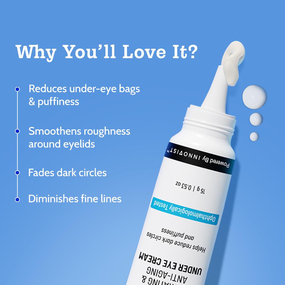 Chemist at Play Hydrating & Anti Aging Under Eye Cream for Dark Circles & Puffiness