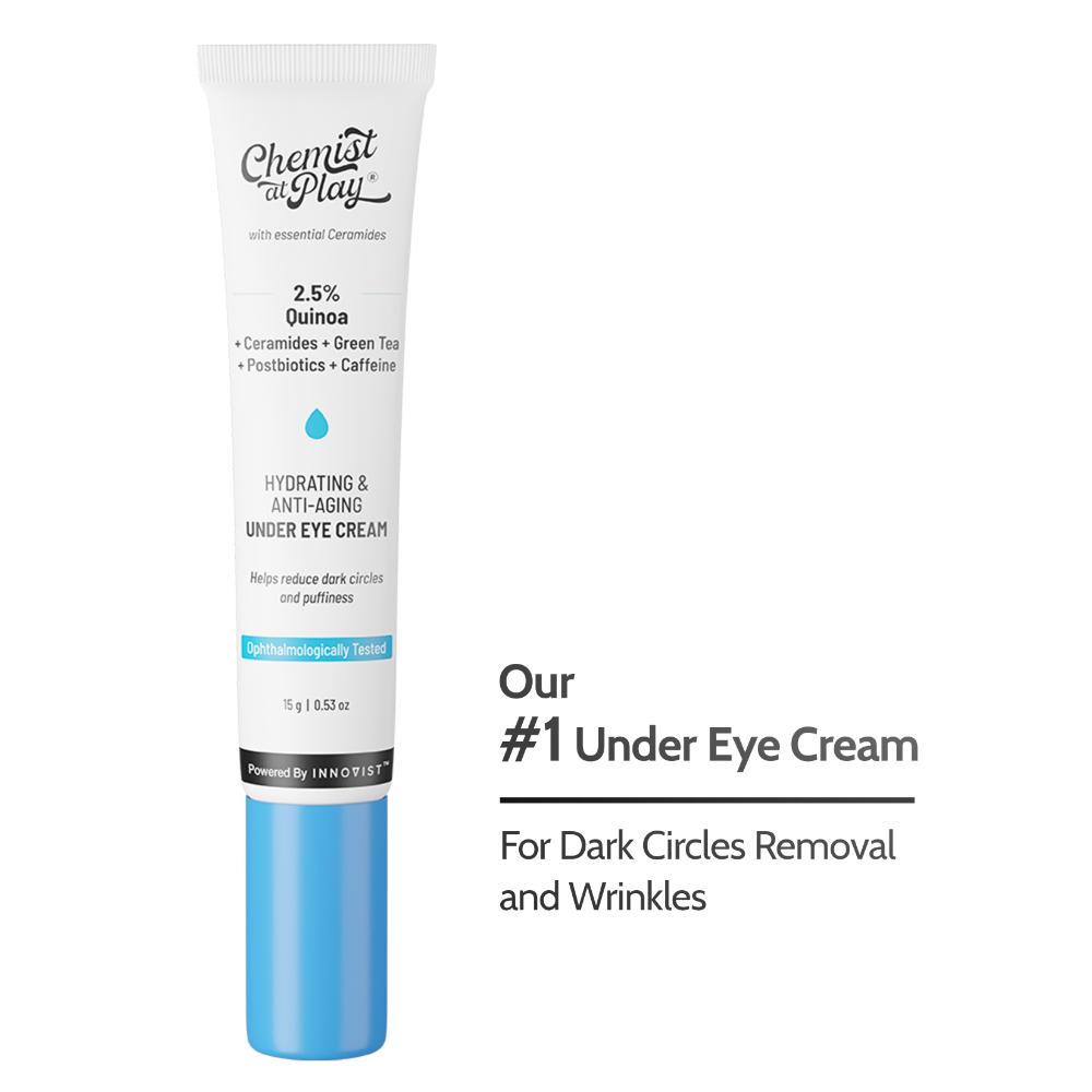 Chemist at Play Hydrating & Anti Aging Under Eye Cream for Dark Circles & Puffiness