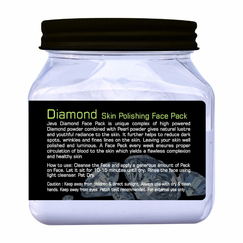Jeva Diamond Face Pack - Skin Polishing, Brightening & Radiance-Enhancing Gel