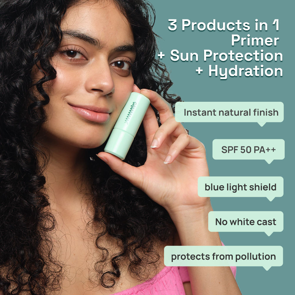 Sammmm Dew It All 3-In-1 Primer & Sunstick With SPF 50 PA++