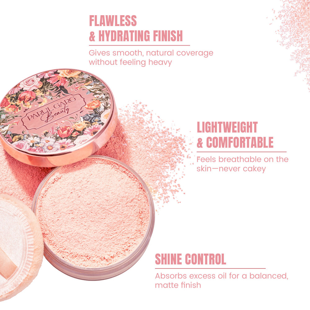 Parul Garg Beauty Flawless Finish Loose Setting Powder, Matte Finish & Oil Control