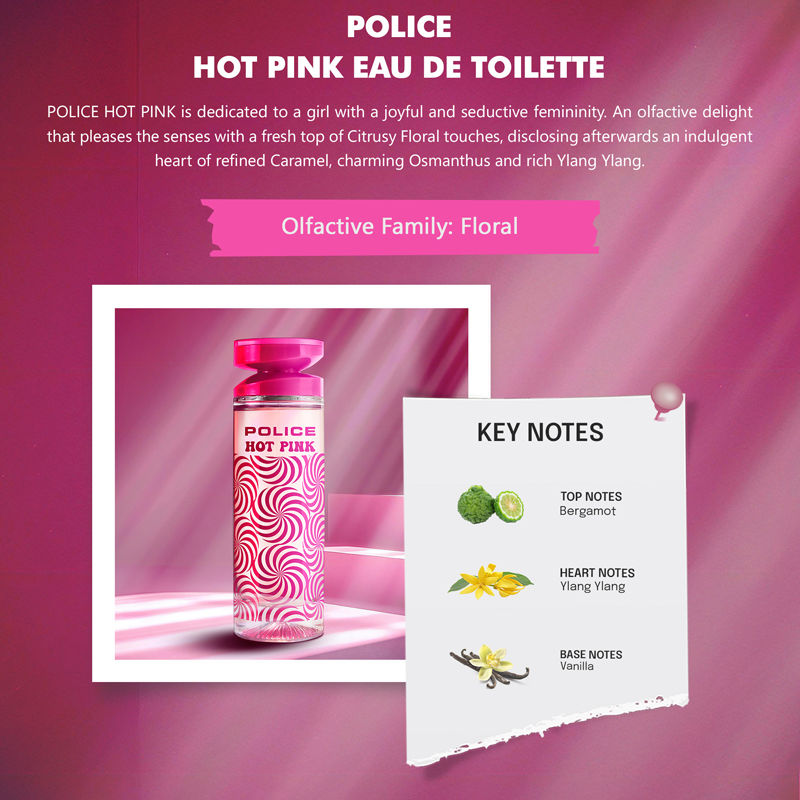Police Hot Pink Eau De Toilette