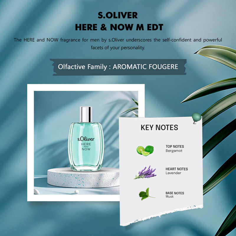S.Oliver Here & Now Eau De Toilette