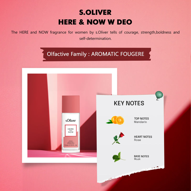 S.Oliver Here & Now Deodorant Spray