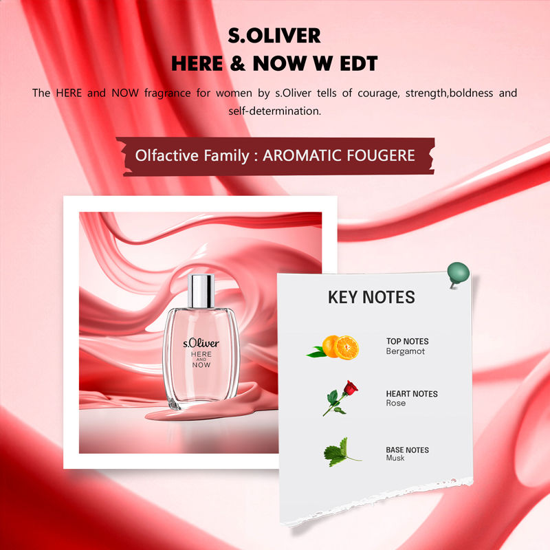 S.Oliver Here & Now Eau De Toilette