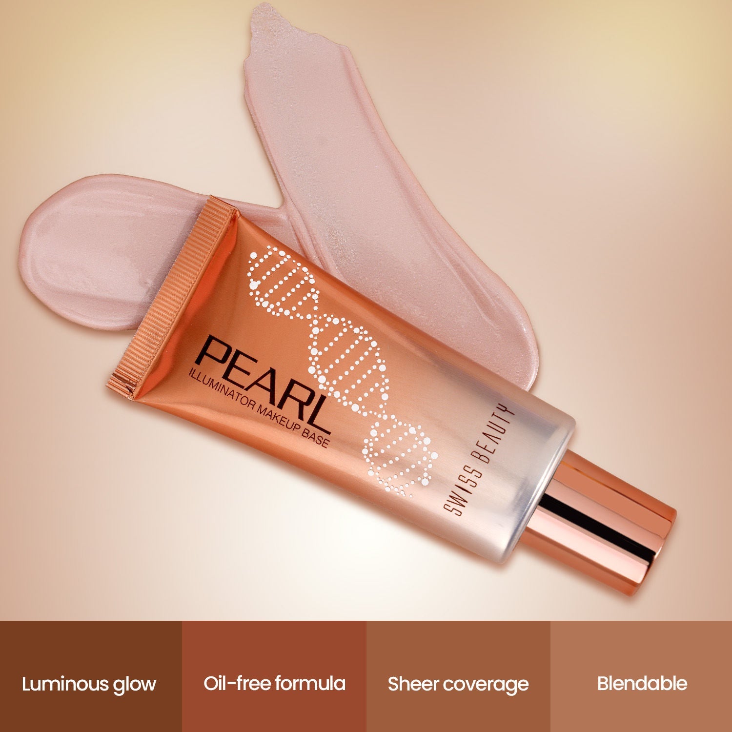 Swiss Beauty Pearl Illuminator Makeup Base Long lasting & Radiant Skin Highlighter