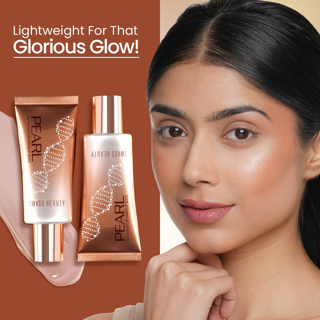 Swiss Beauty Pearl Illuminator Makeup Base Long lasting & Radiant Skin Highlighter