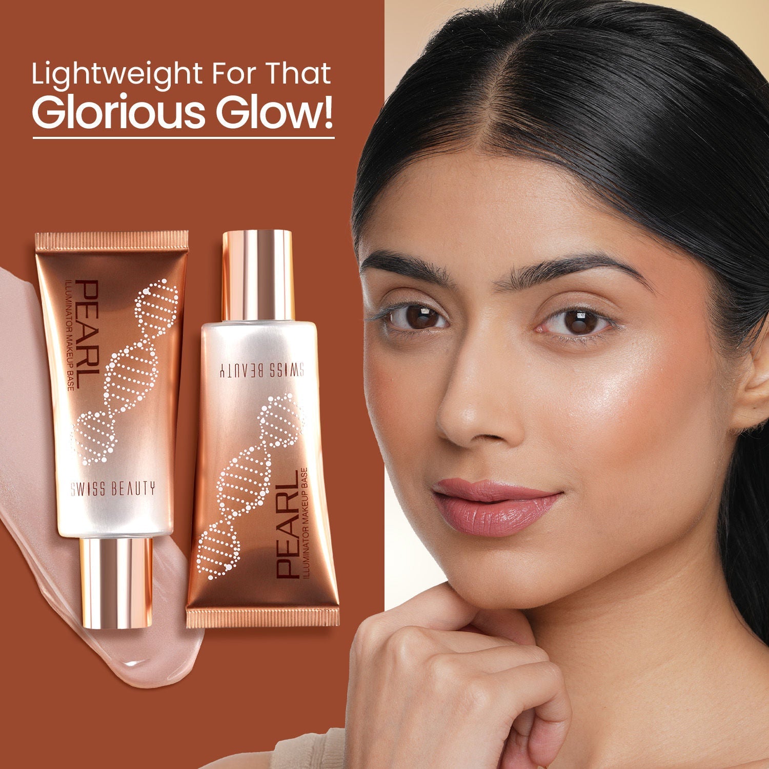 Swiss Beauty Pearl Illuminator Makeup Base Long lasting & Radiant Skin Highlighter