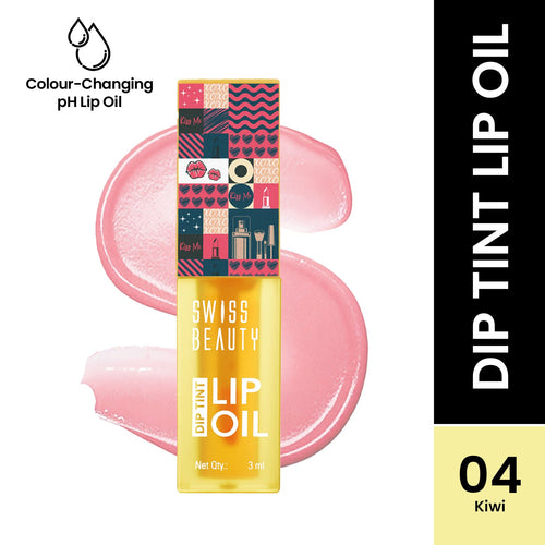Swiss Beauty Dip Tint Color Changing Long Lasting With Vitamin-E PH Lip Oil