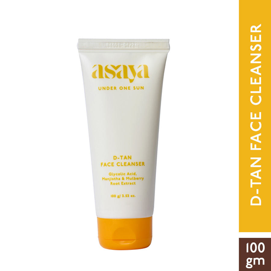 Asaya De Tan Skin Brightening Face Wash For Instant Tan Removal With Manjistha And Glycolic Acid